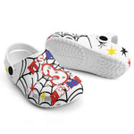 Custom Name Spider Web Kid's Slippers/Sandals