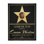 Personalized Class of 2025 Graduations Custom Star Name Blankets - Graduation Gift