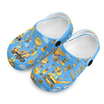 Custom Name Engineering Vehicle Kid's Slippers/Sandals