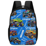 Personalized Monster Truck Backpack - Back to School