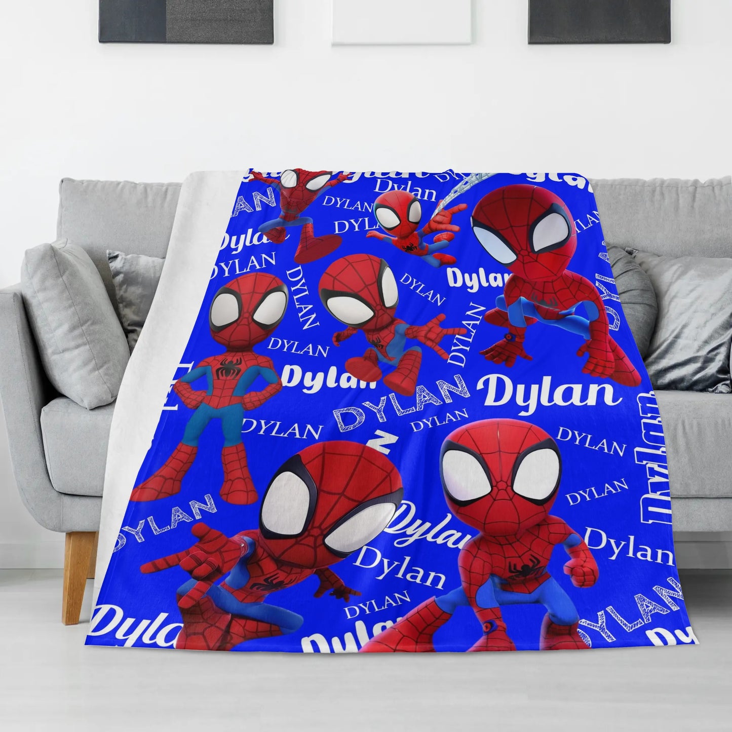 Personalized Boys Name Blanket - Gifts for Kids