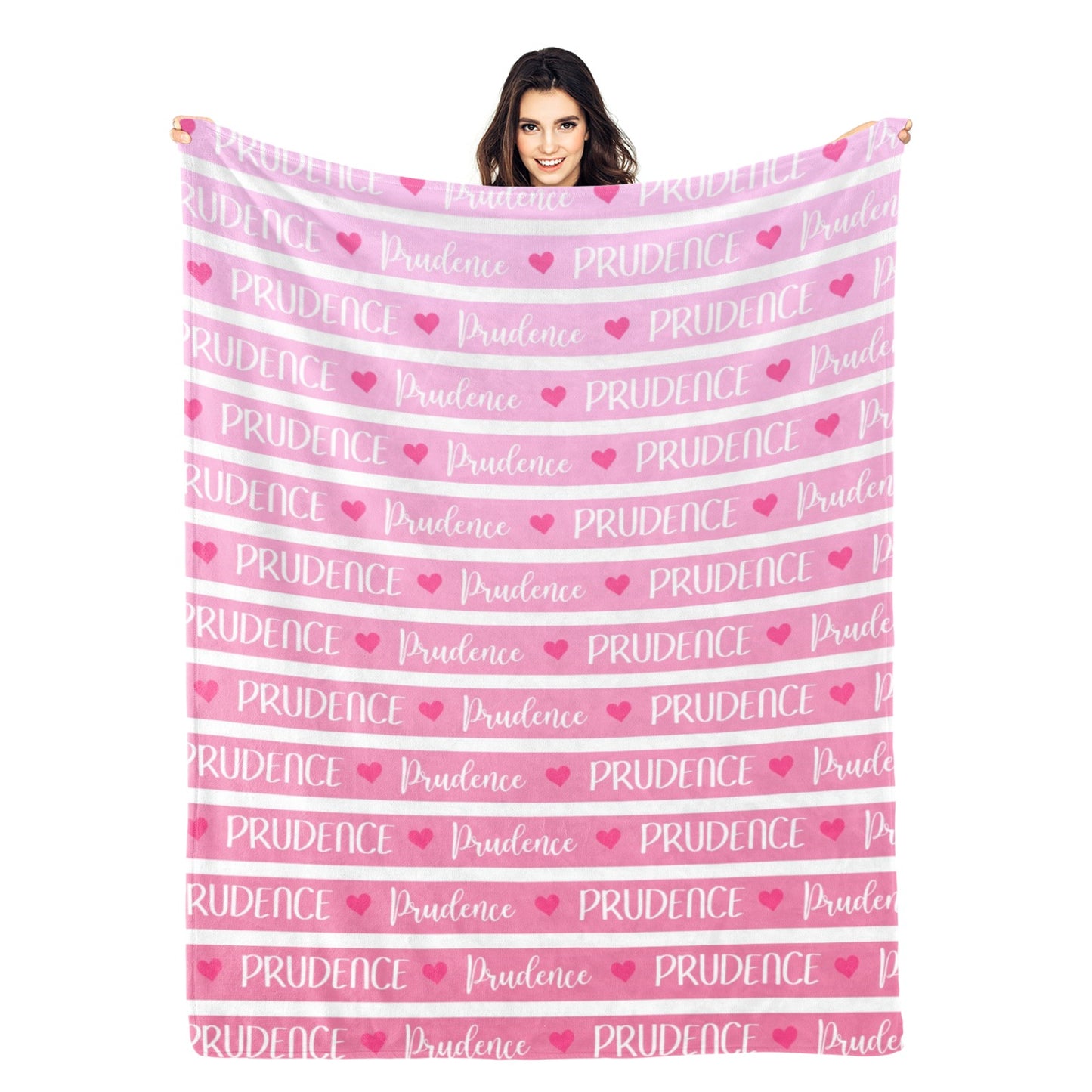 Personalized Gradient Name Blanket - Gift for Family