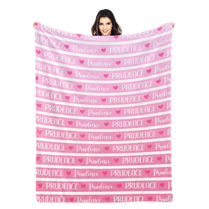 Personalized Gradient Name Blanket - Gift for Family