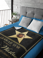 Personalized Class of 2025 Graduations Custom Star Name Blankets - Graduation Gift