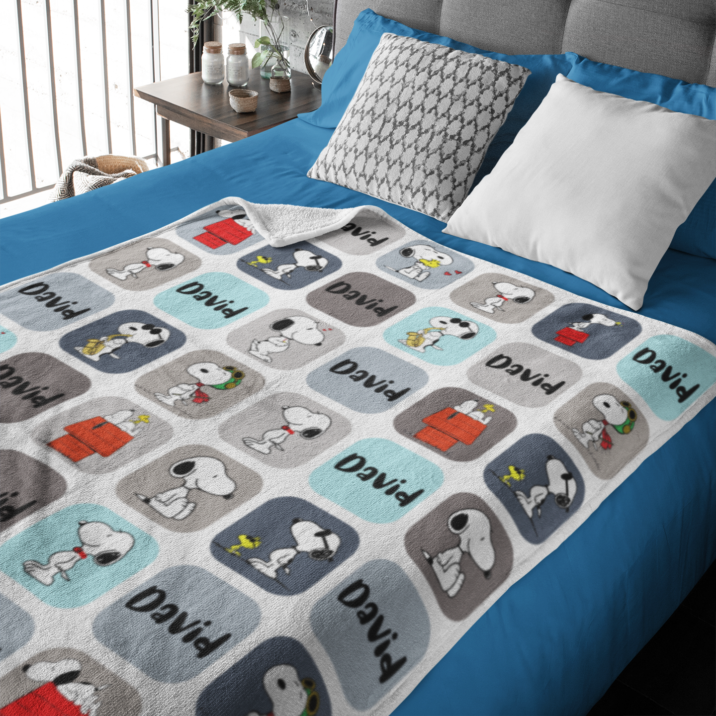 Personalized Cute Puppy Name Blankets - Gift for Kids