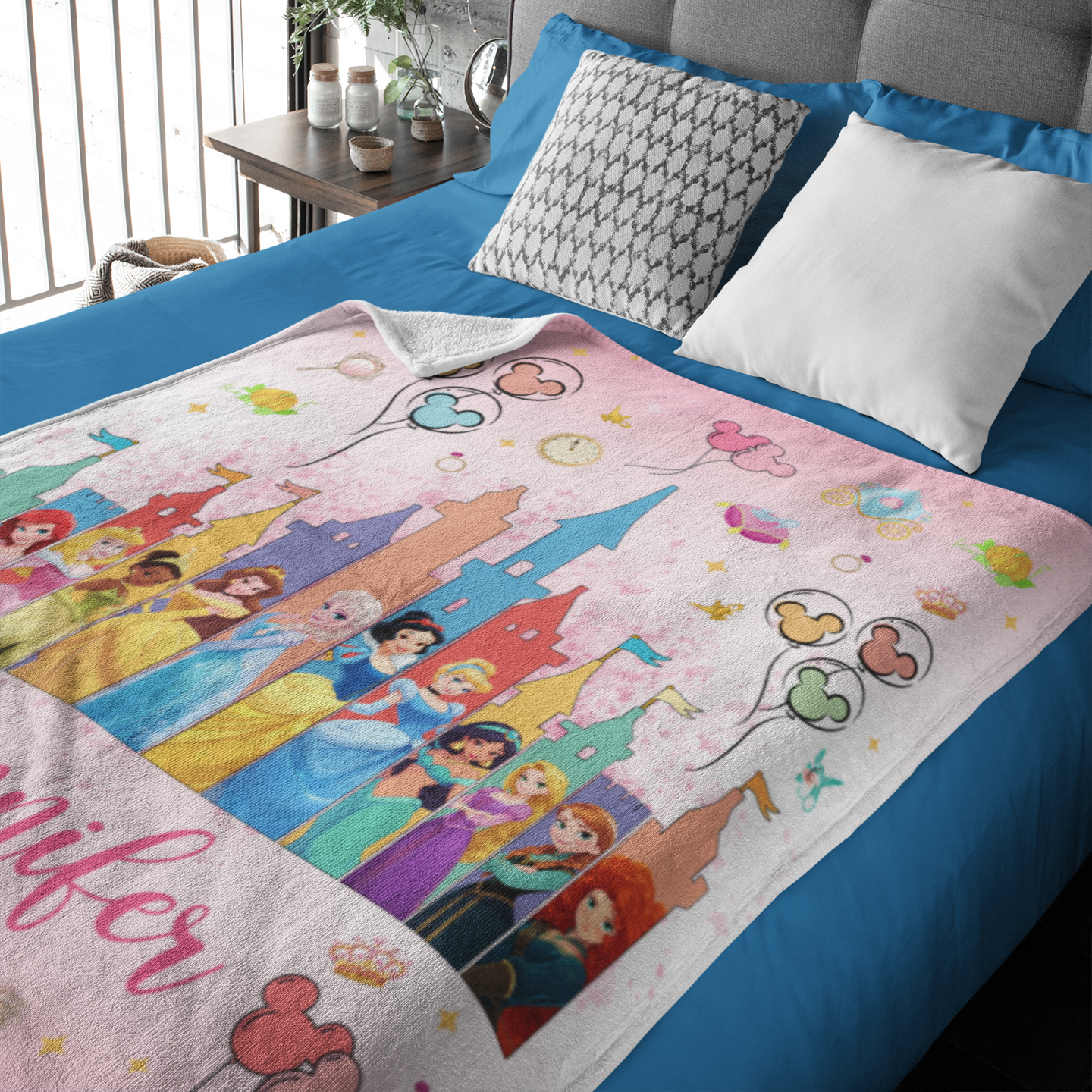 Personalized Dream Girl Blanket - Gift for Kids