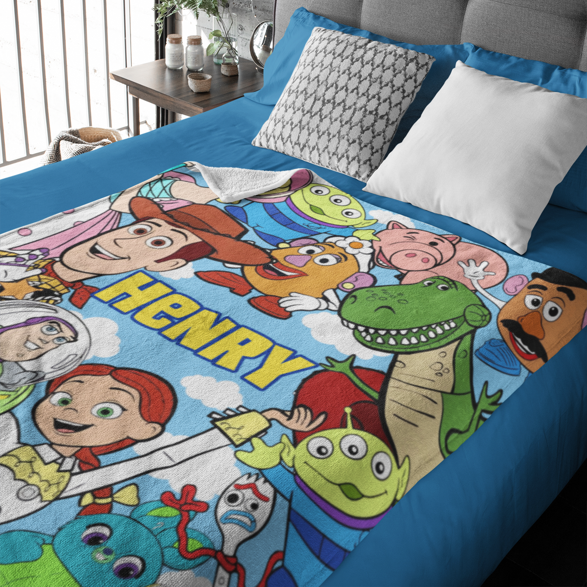 Personalized Kids Name Cute Blanket - Gifts for Kids