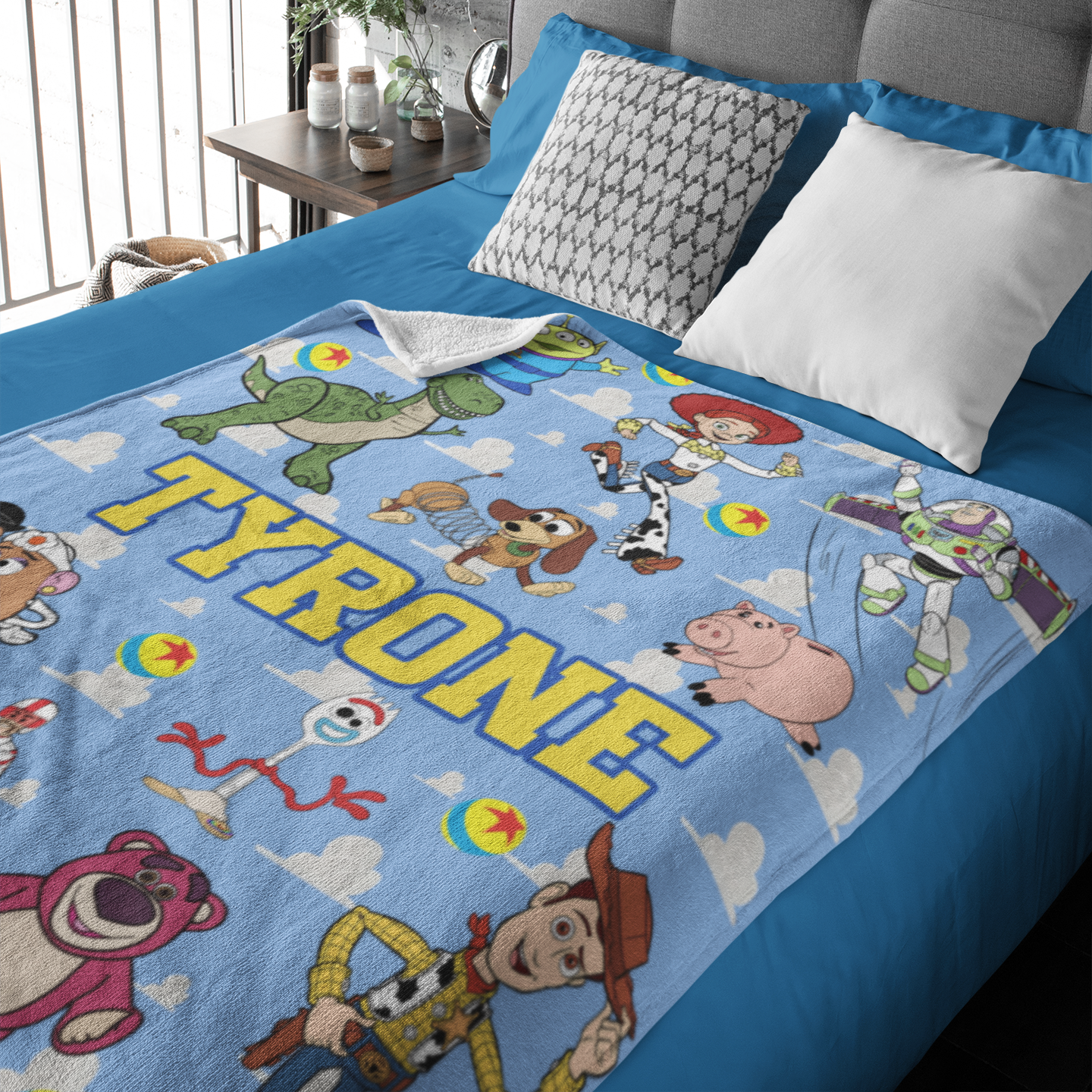 Personalized Toy Kids Name Blanket - Gifts for Kids