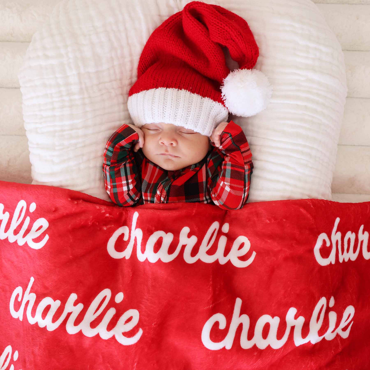 Christmas Collection - Personalized Name Blankets - Gifts for Family