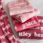 Rose Garden Personalized Color Blanket