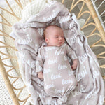 Perfectly Personalized Color Blanket Taupe Collection