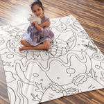 Undersea Mermaid Children's Coloring Blanket🎨- Gifts for Kids