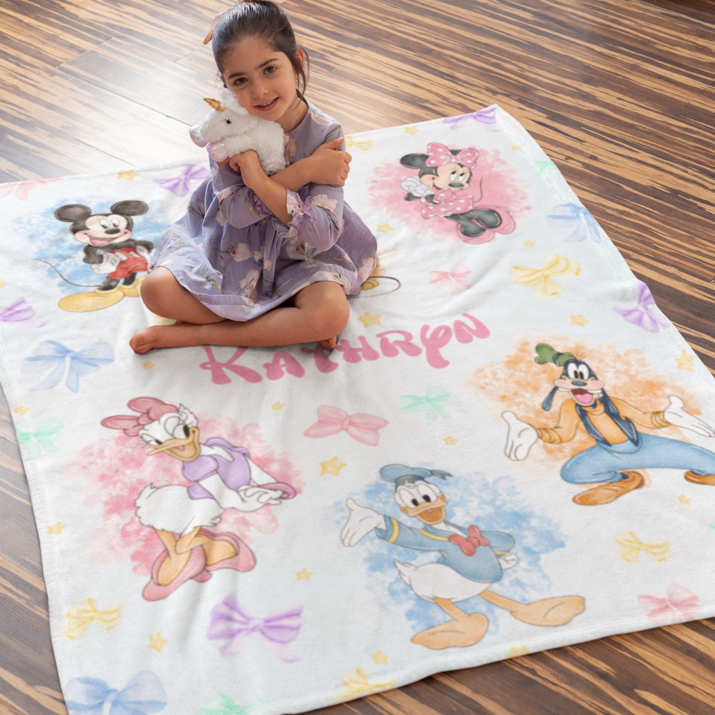 Personalized Children's Name Blanket - Gift for Kids