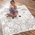 Personalized Cartoon Easter Coloring Blankets🎨- Gift for Kids